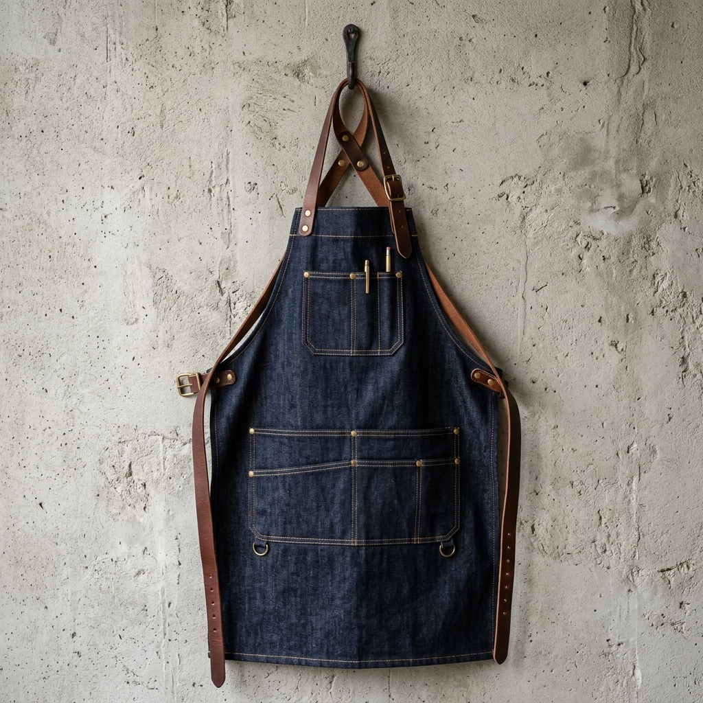 Heavy-Duty Denim Apron