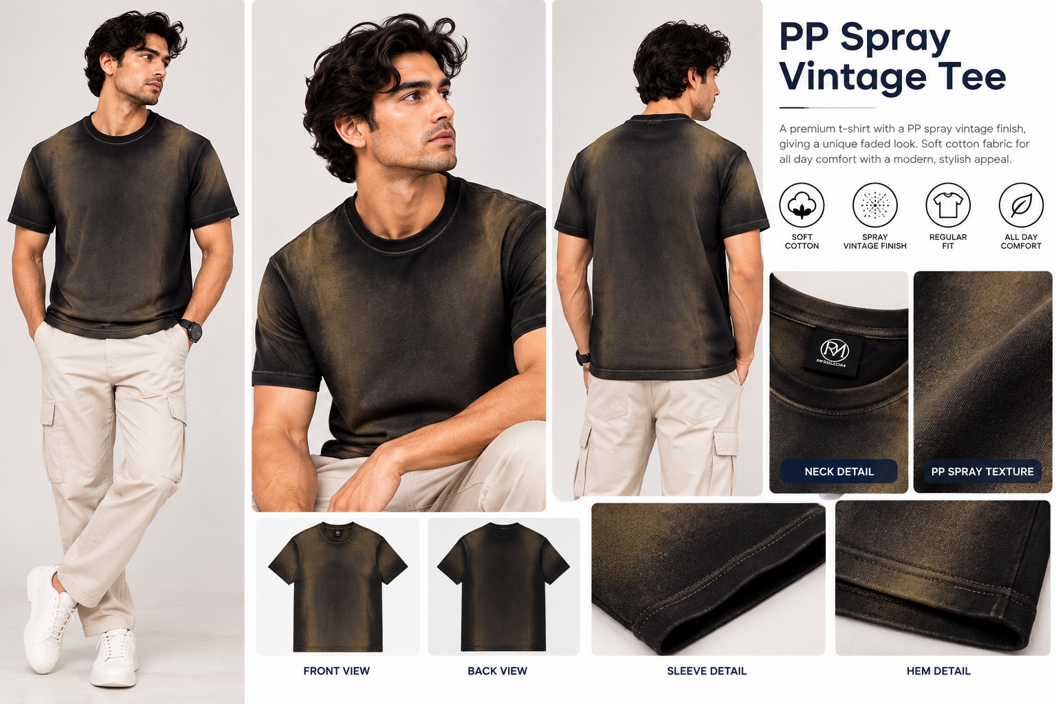 PP Localized Spray Vintage Tee Lookbook